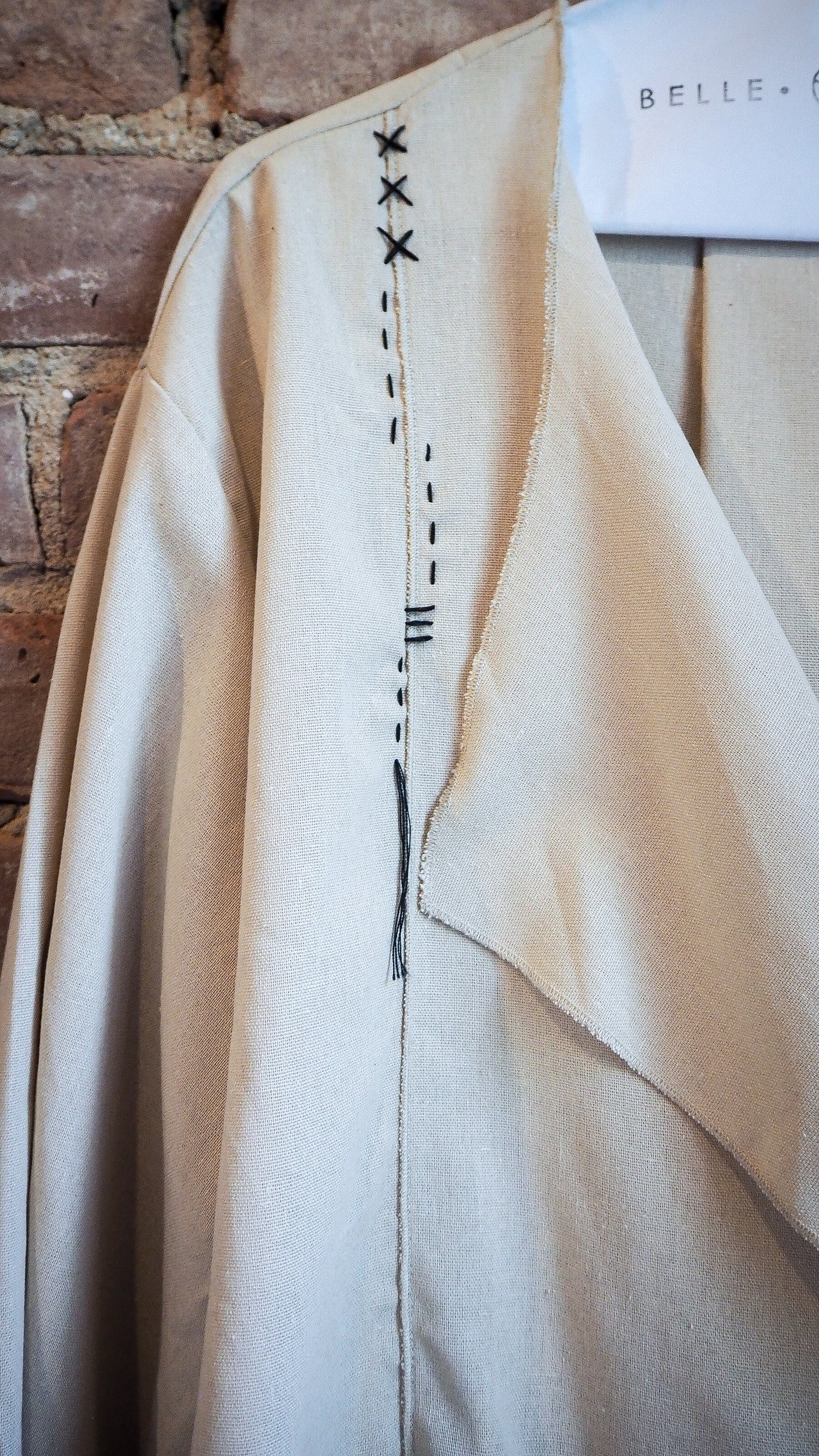 Cotton wrap jacket