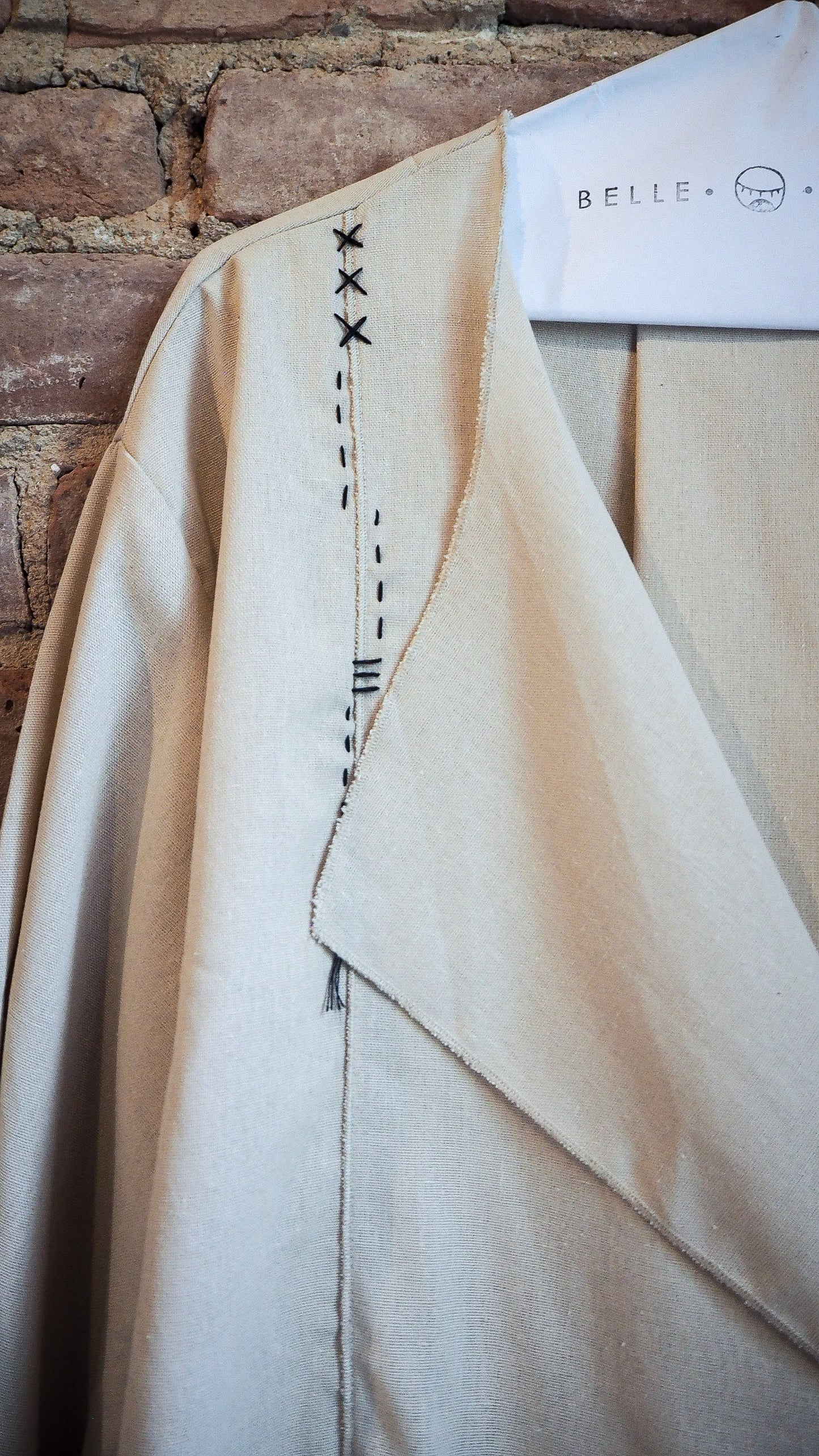 Cotton wrap jacket